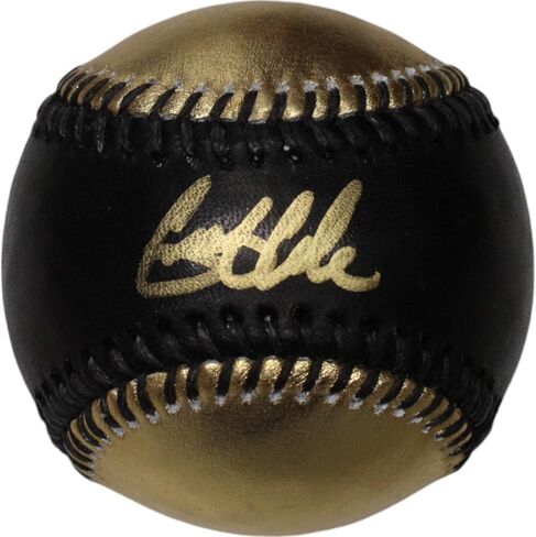 Gerritt Cole Autographed New York OML Black Gold Baseball FAN in Saudi Arabia