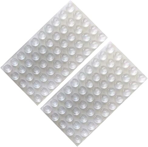 Artibetter 100pcs ذاتيًا من السيليكون خزانة الأبواب مصدات صوتية حطم الأثاث منصات التخميد المضادة للضوضاء مناسبة in Saudi Arabia