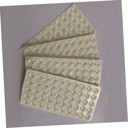 Artibetter 100pcs ذاتيًا من السيليكون خزانة الأبواب مصدات صوتية حطم الأثاث منصات التخميد المضادة للضوضاء مناسبة in Saudi Arabia