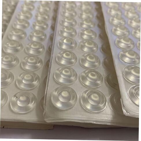 Artibetter 100pcs ذاتيًا من السيليكون خزانة الأبواب مصدات صوتية حطم الأثاث منصات التخميد المضادة للضوضاء مناسبة in Saudi Arabia