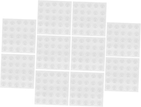 DOITOOL 200 Pcs Clear Silicone Door Bumpers Self Adhesive Quiet Close Pads for Cabinets Refrigerators and Doors Sound Dampening Cushion Protection and Noise Reduction in Saudi Arabia