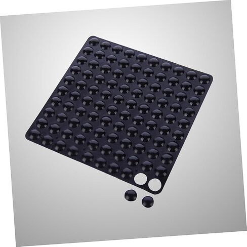 Gadpiparty 100pcs Self-Adhesive Rubber Bumper Pads Noise-Dampening Anti-Collision Stickers for Wall and Cabinet Protection Black Furniture Pads for Door Handles and Appliances in Saudi Arabia