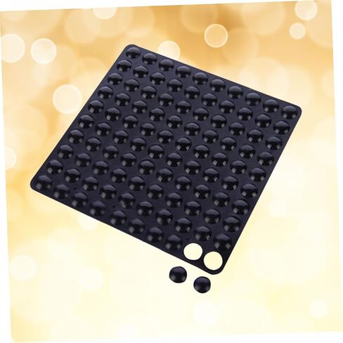 Gadpiparty 100pcs Self-Adhesive Rubber Bumper Pads Noise-Dampening Anti-Collision Stickers for Wall and Cabinet Protection Black Furniture Pads for Door Handles and Appliances in Saudi Arabia