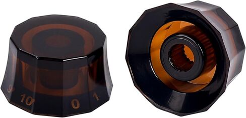 Banworks Guitar Control Knobs Size 18 Spline 2 Volume 2 Tone Control Knobs DoDecagon Top Hat Knobs for Epiphone Les Paul LP Sg Guit Electric Guitars of 4 JT/XN-12 Blue in Saudi Arabia