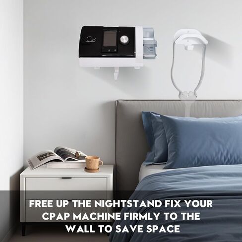 طقم رف جبل CPAP تمت ترقيته لـ Airsense 10 مع Hook Hook & Hose Hoots & Bootud Hooks ، Save Spain ، وتجنب تشابك الخرطوم ، وتثبيت سهل in Saudi Arabia