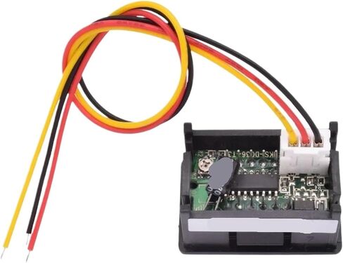 5-Piece 0.36-inch LED Digital Display Voltmeter(5pcs Green LED,DC 0-100V 3cable) in Saudi Arabia