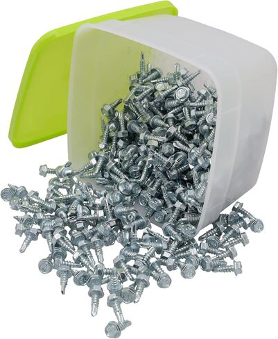 Supplying Demand 86-11204-500PK HVAC Self-Tapping Sheet Metal Screws - Size 8 x 1/2 in. - 1/4 in. Hex Head in Saudi Arabia