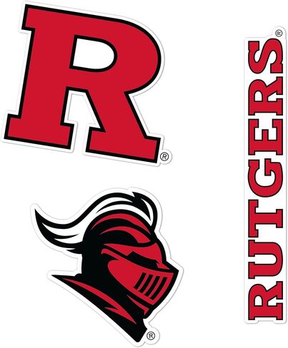 Desert Cactus Rutgers Wallstix State University of New Jersey RTX Deflible Wall Sticker 11x17 Vinyl Decal الاستخدام في الهواء الطلق (تصميم A) in Kuwait