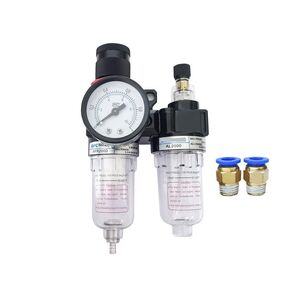 Preparation Units AFC2000 Port FRL Union Air Treatment Compressor Filter Pressure Regulator Combination Lubricator Oil Separator(AFC2000 PC12-02) in Kuwait