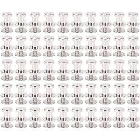 aramox ball head stud stud 50 set 6mm nails studs studs button button buttons for clothing accessories (gold) in Kuwait