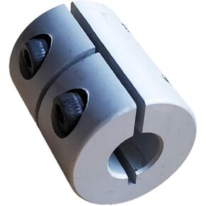 1pcs Rigid Shaft Coupler 20mm Diameter 25mm Length Aluminium Clamp Coupling T8 Lead Screw Stepper Servo Motor Connection Coupler(7x8mm) in Saudi Arabia