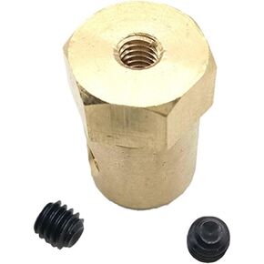 1pc Brass Shaft Coupler DIY Toy Car Motor Shaft Coupling(8mm Hole) in Saudi Arabia