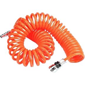 3 metres 6M 9M 12M 15M Pneumatic Tool PU 6X4 8X5 12X8mm Air Compressor Telescopic Spiral Hose Spring Tube Flexible Pipe PP20+SP20 Type(12X8mm,15M) in Saudi Arabia