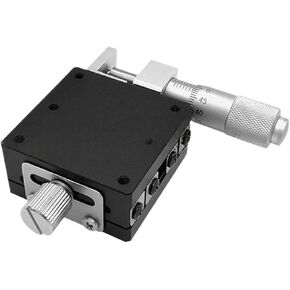 X AXIS 40 * 40mm مقبض ميكرومتر مرحلة المرحلة دليل السكك الحديدية نوع المنصة اليدوية جدول انزلاق جدول LGX40-R X40-C X40-L (LGX40-R) in Saudi Arabia