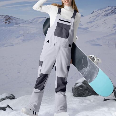 Hvyesh Snow Pibs Women - سراويل ثلجية للسيدات مضاد للماء - أغطية للنساء الشتاء - زرة مريلة التزلج على الجليد/التزلج على الجليد in Kuwait