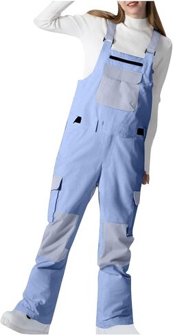 Hvyesh Snow Pibs Women - سراويل ثلجية للسيدات مضاد للماء - أغطية للنساء الشتاء - زرة مريلة التزلج على الجليد/التزلج على الجليد in Kuwait