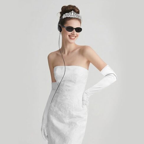 Semato Princess Costume Accessories for Women Crown Long Gloves and Sunglasses Set in Saudi Arabia