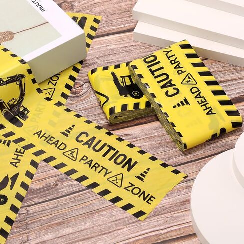 2 Rolls Construction Tape ، Party Party Party Tape Party Zone Decorations for Hemored Birthday Supplies in Saudi Arabia
