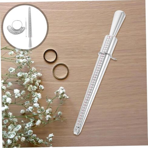 PRETYZOOM 1 Set Ring Size Measuring Gauge Accurate Ring Tool Metal Sizing Tool Jewelry Measurement Measurer for Jewelry Making in Saudi Arabia