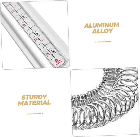 PRETYZOOM 1 Set Ring Size Measuring Gauge Accurate Ring Tool Metal Sizing Tool Jewelry Measurement Measurer for Jewelry Making in Saudi Arabia