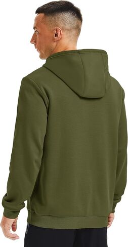 MAGCOMSEN Heavy Hoodies for Men Pullover Casual Fashion Sweatshirts Thermal Athletic Drawstring Hoody with Kanga Pocket in Saudi Arabia