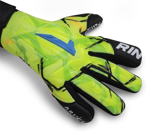 Rinat Aries-X Prime Soccer Goalkeeper Gloves – Super Softy XP Latex | Negative Cut | Breathable & Flexible | Strapless Fit | Pro-Level Durability in Kuwait