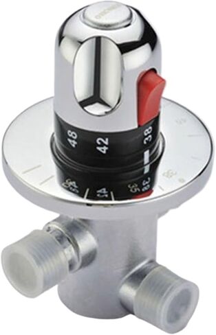 1PCS G 1/2"/DN15 brass automatic thermostatic water mixing valve hidden installation thermostatic valve solar water heater valve in Saudi Arabia