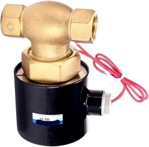 1PCS صمام الملف اللولبي البخاري عالي درجة الحرارة مقاومة لجميع الصمامات النحاسية لفائف COPPER US-08/10 AC220V DC24V 1/4 "3/8" (US-10 DC24V) in Saudi Arabia