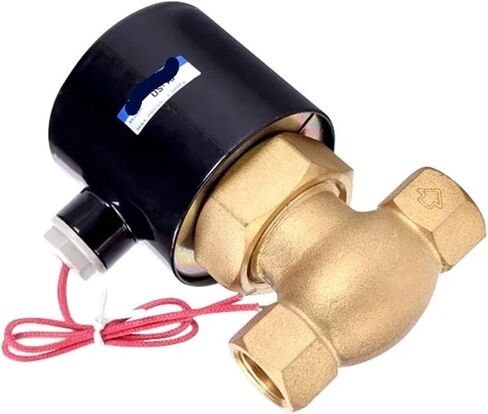 1PCS صمام الملف اللولبي البخاري عالي درجة الحرارة مقاومة لجميع الصمامات النحاسية لفائف COPPER US-08/10 AC220V DC24V 1/4 "3/8" (US-10 DC24V) in Saudi Arabia