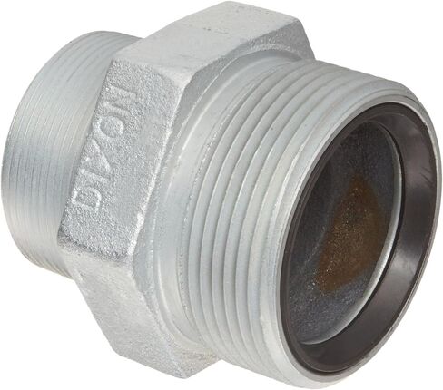 Dixon Boss GM28 Plated Iron Hose Fitting ، Spud for GJ Boss Ground Coint Seal ، 2 "NPT Male in Saudi Arabia