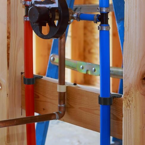 مشابك أنابيب التعليق Patikil 1/2 بوصة ، ودعم أنابيب نمط الفراشة 100 حزمة لأنبوب CPVC النحاسي PEX ، أسود in Kuwait