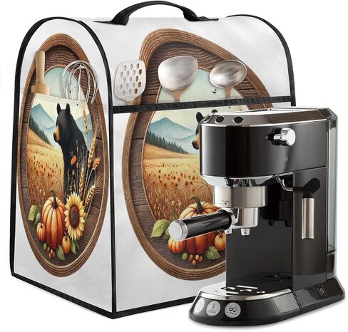 خريف الخريف Fall Farm Bear Bear Mixer Aid Cover متوافق مع 6-8 Quarts غطاء الغبار خلاط مع سستة جيب المطبخ ملحقات خلاطات الخلاطات المطبخ منظم كيس in Kuwait