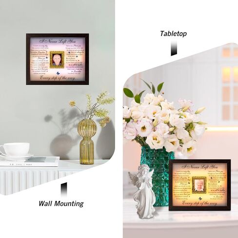 Sympathy Gift LED Rechargeable Memorial Shadow Box Picture Frame, Memorial Gifts for Loss of Mother Mom Dad Father, Bereavement Gifts Ideas in Memory of Loved One in Kuwait