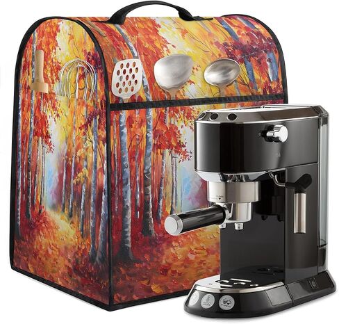 Forest Fall Red Kitchen Aid Mixer Cover Compatible with 6-8 Quarts Stand Mixer Dust Cover with Zipper Pocket Kitchen Aid Mixer Accessories Kitchen Appliance Organizer Bag in Saudi Arabia