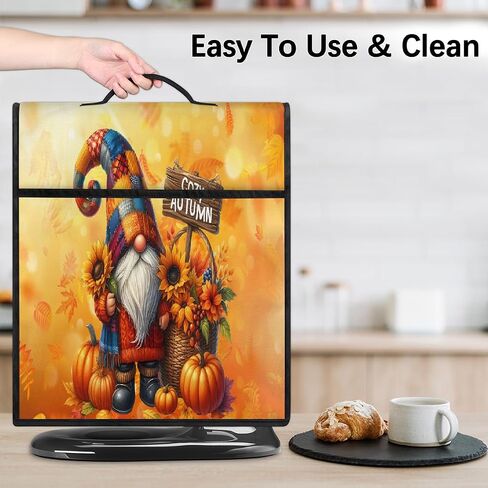 Fall Autumn Gnomes Orange Kitchen Aid Mixer Cover Compatible with 6-8 Quarts Stand Mixer Dust Cover with Zipper Pocket Kitchen Aid Mixer Accessories Kitchen Appliance Organizer Bag in Saudi Arabia