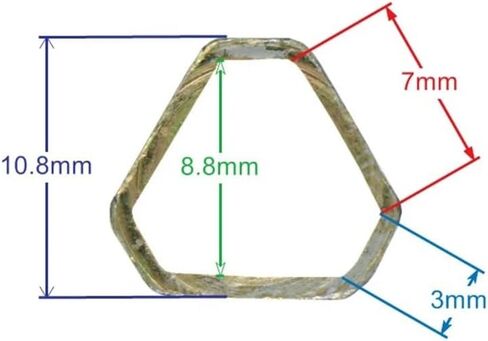 XLJP 1PC 100mm 200mm Triangular Key for Elevator Door Elevator Triangle Key Elevator Door Key Special Triangle Key for Elevator Accessories (Color : 100mm) in Saudi Arabia