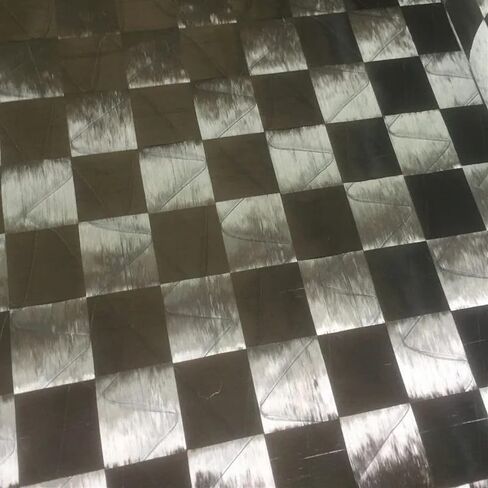 XLJP 1Pc 12K 80gsm 20mm*20mm Stretch Plain Big Plaid Real Carbon Fiber Cloth Carbon Fabric 40""/100cm Width * 50cm/30cm Length (Color : 80g, Size : 100cm x 50cm a Slice) in Saudi Arabia