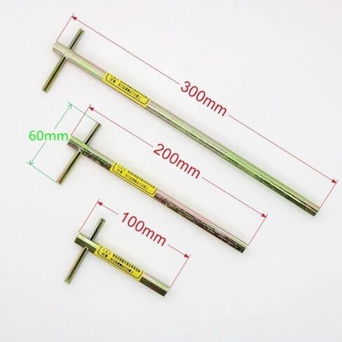 XLJP 1Pcs 100mm Triangle Elevator Key Extended Type Elevator Triangle Key Professional Triangle Key Train Triangle Key Elevator Door Key in Saudi Arabia