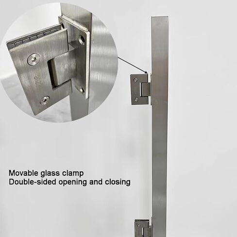 Commercial Safety Door - Supermarket Swing Gate - Acrylic Guardrail for Office & Library - Manual Barricade Fencing (27.6x39.4 in) - Universal Closure Solution for Enhanced Security in Kuwait