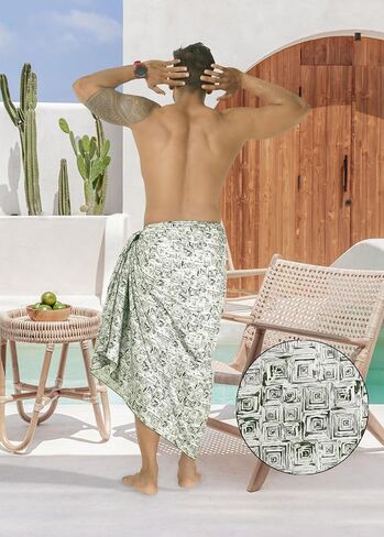 La Leela Men Men's Sarong Cover Ups Wraps Swim Beach in Saudi Arabia
