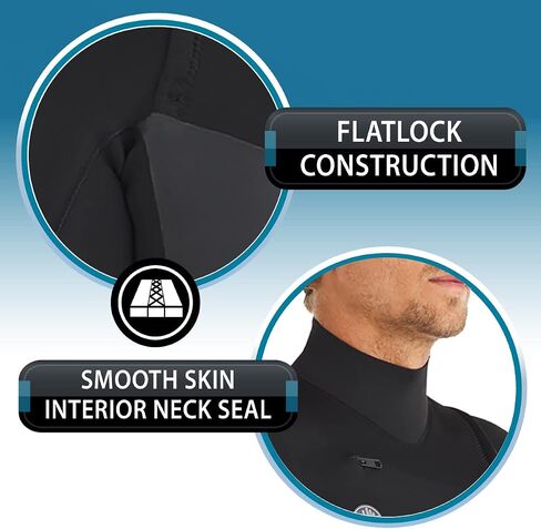 Body Glove Men's Phoenix 2mm Chest-Zip Short Sleeve Full Wetsuit in Saudi Arabia