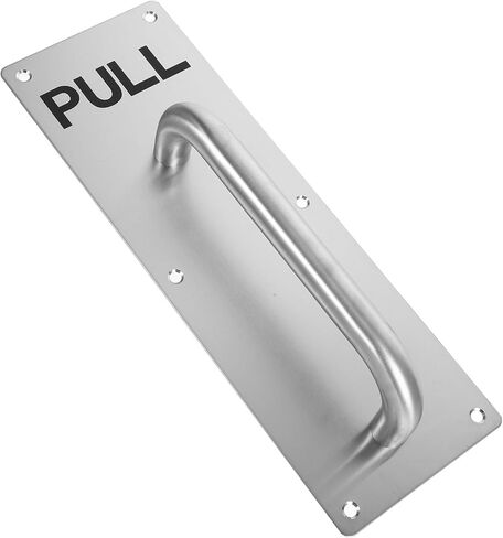 PRETYZOOM Stainless Steel Door Pull Handle Commercial Bathroom Replacement for Fire Exit and Cabinet Doors Elegant Pull Design for Various Applications in Saudi Arabia