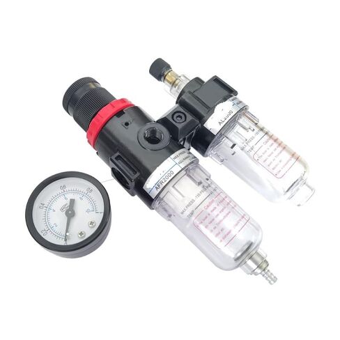 Preparation Units AFC2000 Port FRL Union Air Treatment Compressor Filter Pressure Regulator Combination Lubricator Oil Separator(AFC2000 PC12-02) in Kuwait