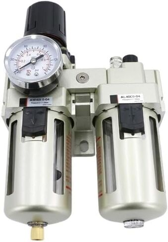 Oil-Water Separator Filter AC4010-04 air Compressor air Pressure regulating Valve Duplex Automatic Drainage(16mm Joint,AC4010-06 Automatic) in Saudi Arabia