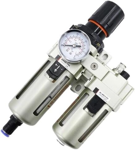 Oil-Water Separator Filter AC4010-04 air Compressor air Pressure regulating Valve Duplex Automatic Drainage(16mm Joint,AC4010-06 Automatic) in Saudi Arabia