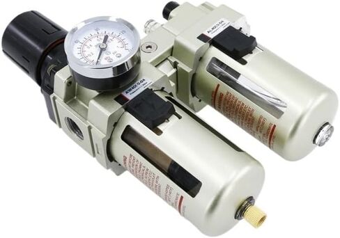 Oil-Water Separator Filter AC4010-04 air Compressor air Pressure regulating Valve Duplex Automatic Drainage(16mm Joint,AC4010-06 Automatic) in Saudi Arabia
