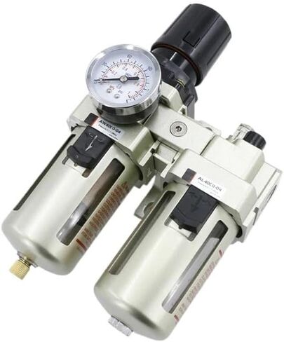 Oil-Water Separator Filter AC4010-04 air Compressor air Pressure regulating Valve Duplex Automatic Drainage(16mm Joint,AC4010-06 Automatic) in Saudi Arabia