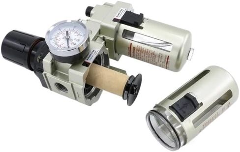 Oil-Water Separator Filter AC4010-04 air Compressor air Pressure regulating Valve Duplex Automatic Drainage(16mm Joint,AC4010-06 Automatic) in Saudi Arabia