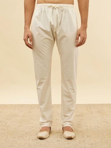 مجموعة Manyavar Men Cotton Self Design Kurta Pajama in Kuwait