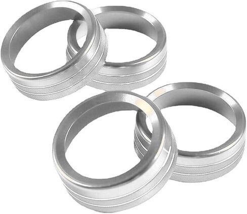 AC knob Cover Trims and AC Vent Inner Rings for Toyota Tacoma Accessories 2016-2023 Interior Air Conditioner Vent Ring Cover Trims Air Conditioner Knob Rings 8pcs-Set (Red) in Saudi Arabia